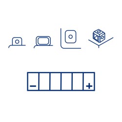 Batterie Marelli Lithium MMLT1B Batteries au lithium MAGNETI MARELLI