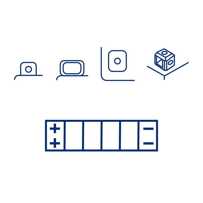 Batteria Marelli Litio MMLT4 Batterie al Litio MAGNETI MARELLI