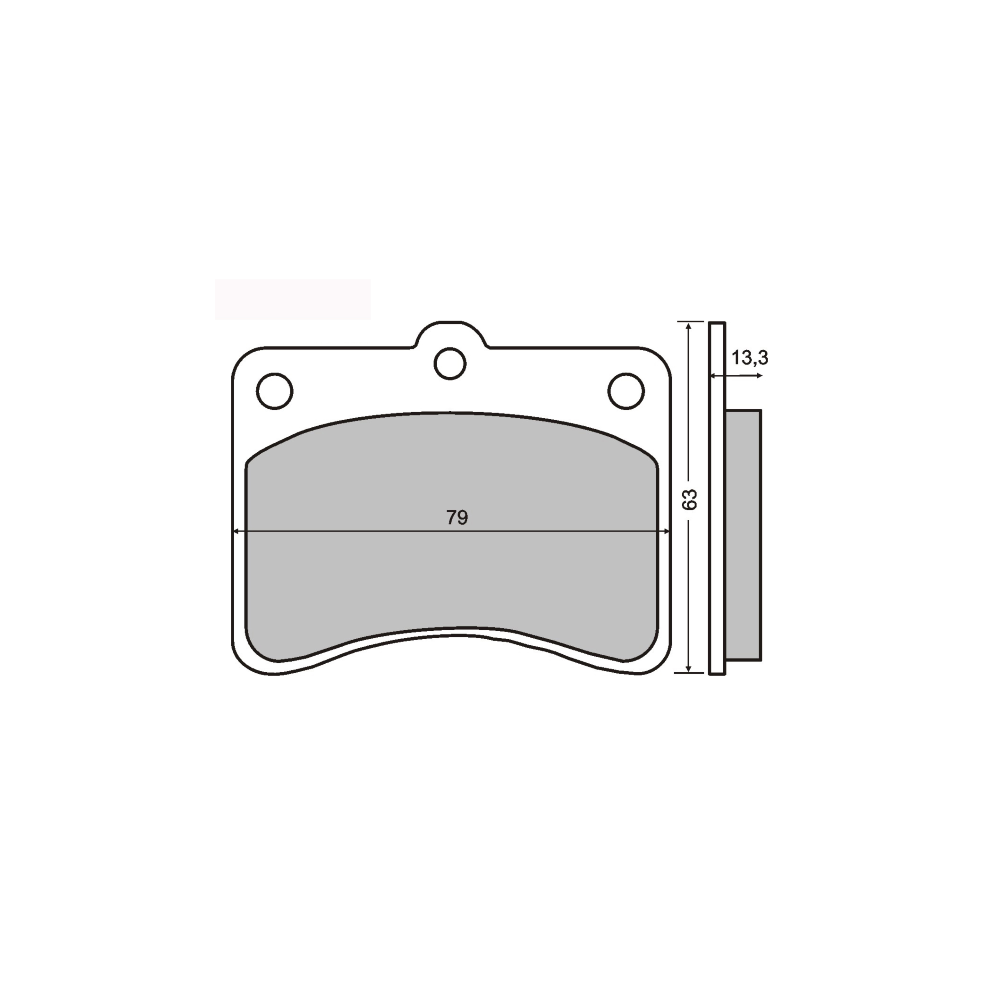 Pastiglie Freno RMS Organiche Piaggio Porter 1200-1300cc