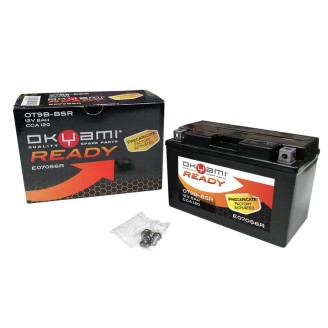 BATTERIA OKYAMI OT9B-BSRPRECARICATA SIGILLATA Yamaha Majesty 400 04-06