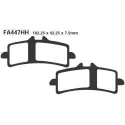 Plaquettes Gpfax Ducati 109807 - Mv Agusta F4 1000 07 - Avant pour HONDA CBR1000RR Fireblade 14-21 et d'autres modèles Plaquettes de frein EBC