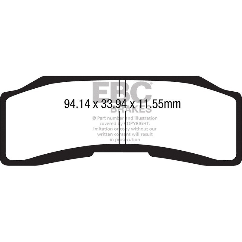 Pastiglie Gpfax Pinze BREMBOXP2P710 / XB2P711 Pastiglie Freno EBC