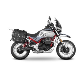 Attache Sacoches Latérales Rigides Moto Guzzi V85TT 24- pour MOTO GUZZI V85TT 24- Fixations pour top cases et sacoches SHAD