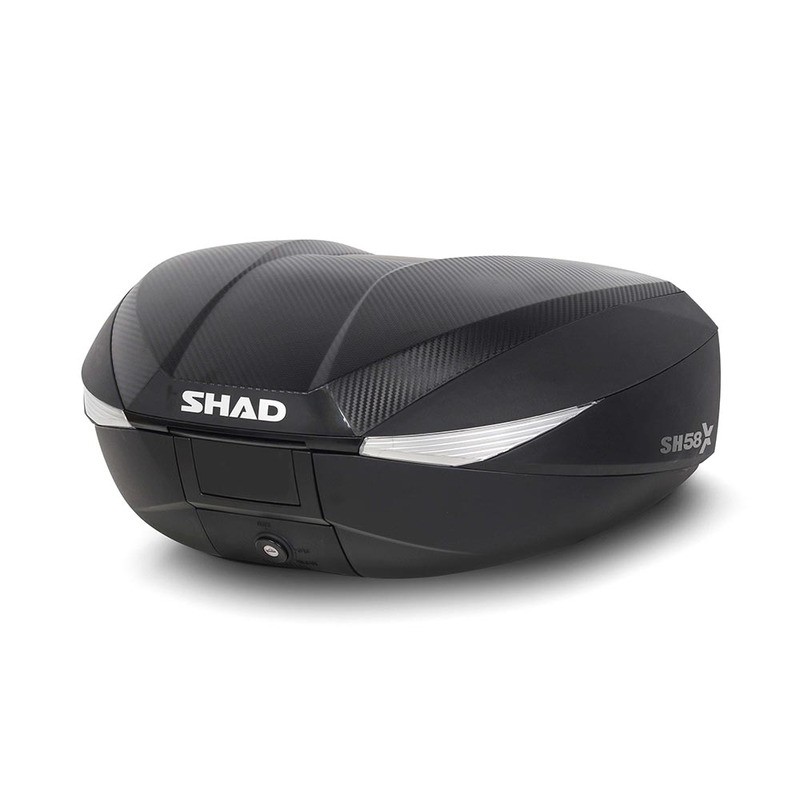 Bauletto Shad SH58X L/Xl/Xx expandible en carbono Top cases SHAD