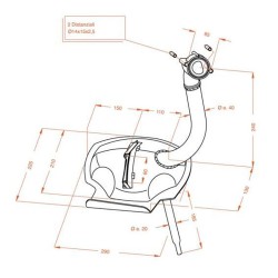 Marmitta Sitopiaggio Ape 601 per PIAGGIO Ape 6 01 Scarichi SITO