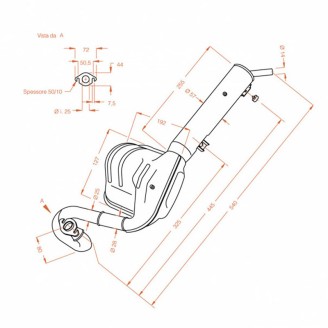 Auspuff Sitoplus für PEUGEOT Fox 50 95-01 Auspuffanlagen SITO