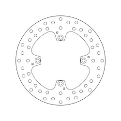 Brake Disk Brembo Serie ORO68B407H0 Brake Discs Brembo