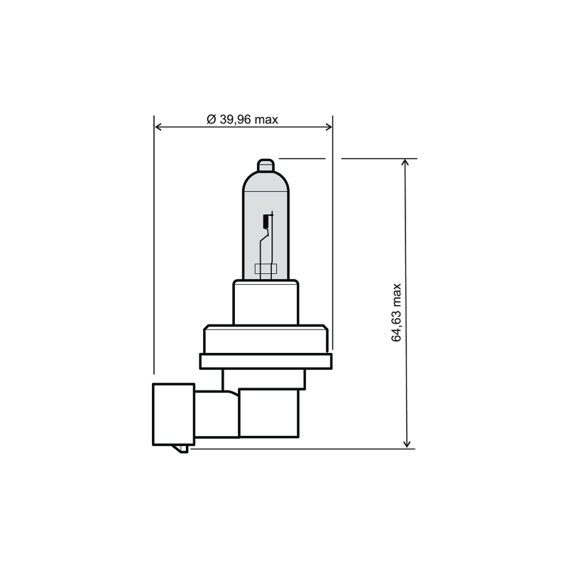  Lamp H8 12V 35W - White Light bulbs RMS