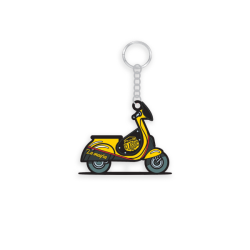 PORTE-CLÉS EN CAOUTCHOUC VESPA LA MAGRA Vêtements Rms Classic