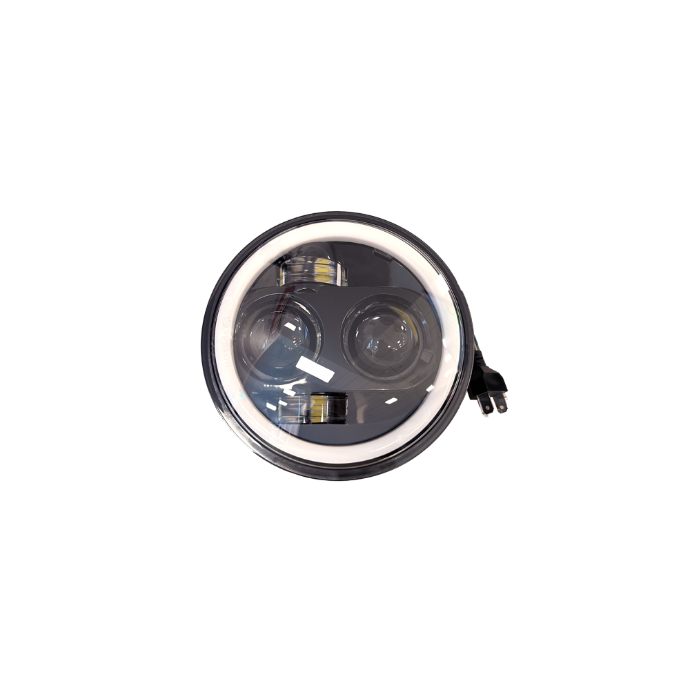 Fanale completo anteriore Evok Iron Led per Vespa PK Disegno PX 