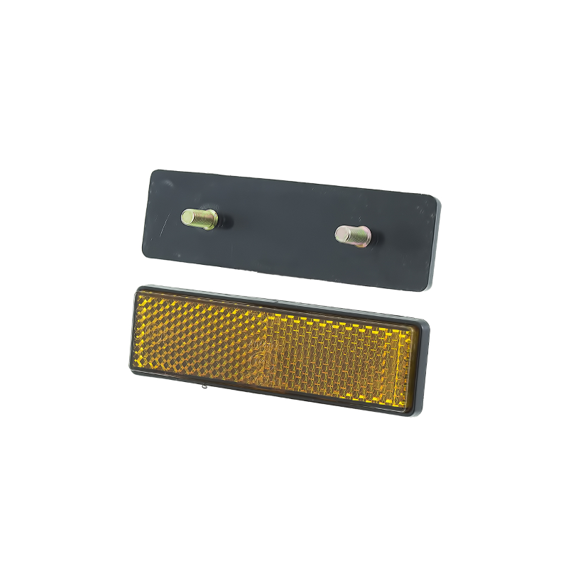 Catadiottro rettangolare ambra RMS - con vite Catadiottri RMS