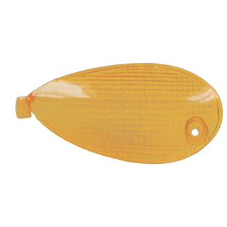 RMS Rear Left indicator lens Piaggio Liberty 50cc - orange Headlight and Indicator Lenses RMS