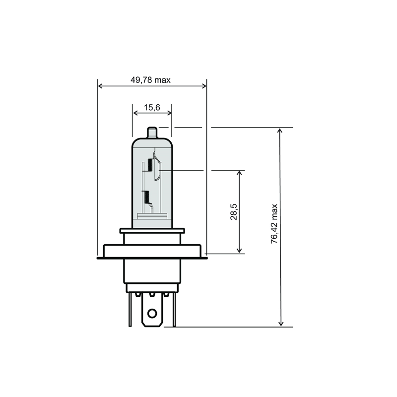 Lampadina RMS hs1 12V 3535W - Bianca Lampadine RMS