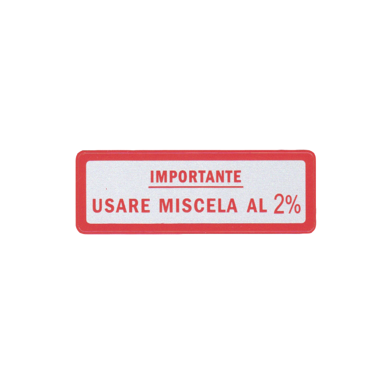 Adesivi Importante Usare Miscela al 2 RMS Classic 610054M00R Namensschilder - Wappen - Friese Rms Classic