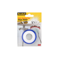 Cinta adhesiva impermeable Scotch Tape Stops Water de 12 m x 12 mm Productos de limpieza y mantenimiento RMS