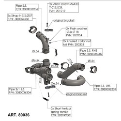 Raccord de suppression Cat. Ducatimultistrada V4/V4S 21- pour DUCATI Multistrada V4/V4S 21- Catalyseurs LEOVINCE