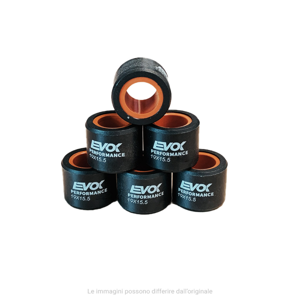 EVOK Iron Drive CVT rollers set 19x15,5mm 5,5gr Pulley Rollers Evok