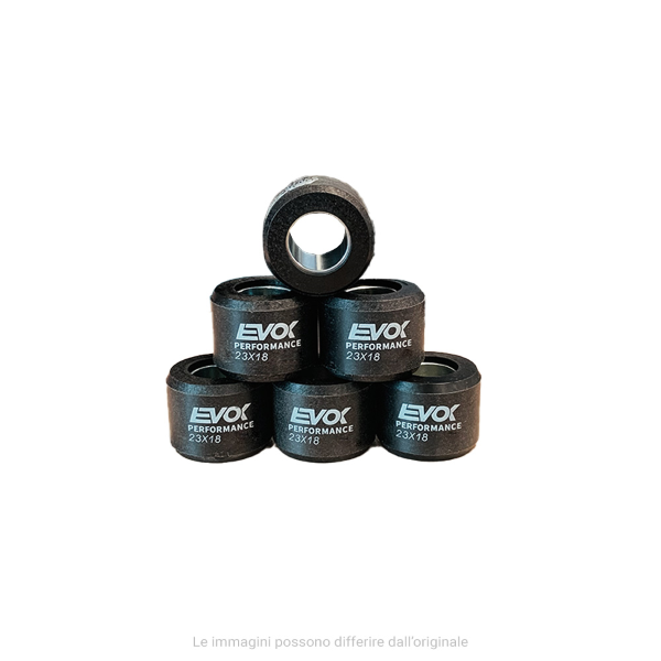 Kit rulli EVOK Iron Drive 23x18mm 16gr Rulli Evok