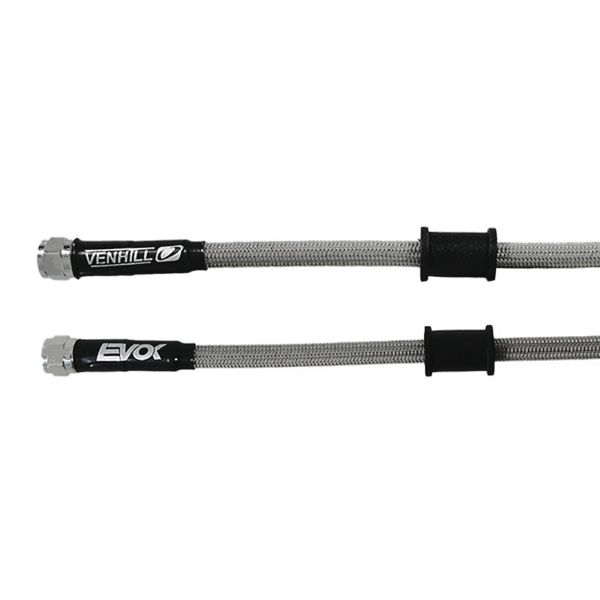 Tuerca giratoria para manguera de freno de 100 mm, 1/8 BSP, transparente Kit de tubos trenzados de metal Evok