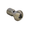 Bullone banjo singolo bombato UNF da 3/8" cromato Tubi Freno Evok