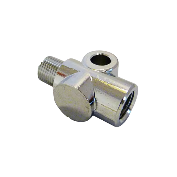 Connecteur en ligne 1/8 BSP M10x1.0, chromé Kits de tuyaux tressés en métal Evok