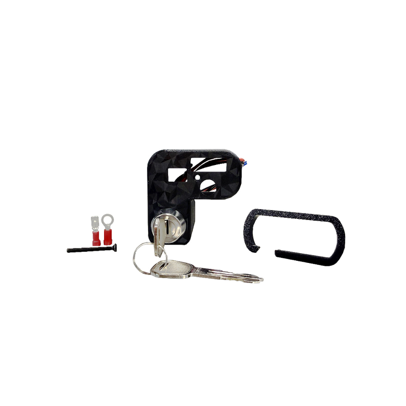 Tapa llave luces Evok Iron Switch prisma carbon Vespa 50-90-125 prim Con interruptor de llave Devio Luci Evok