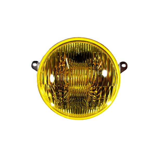 Fanale completo anteriore Vetro Giallo Siem Piaggio Vespa Px 125-150 200 cc 161235 Fari e Fanali Siem