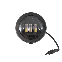 Full Front Headlight Without Angel Eyes Black Bottom Iron LED EVOK Piaggio Vespa HP fl 50-125cc Headlights Evok