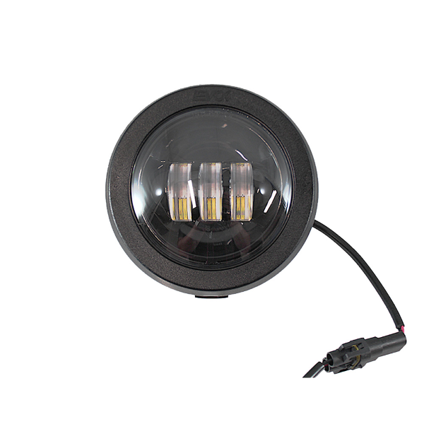 Full Front Headlight Without Angel Eyes Black Bottom Iron LED EVOK Piaggio Vespa HP fl 50-125cc Headlights Evok