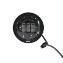 Fanale completo anteriore Led Senza Angel Eyes Fondo Nero Evok Iron led per Piaggio SI FL2