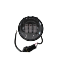 Fanale completo anteriore Senza Angel Eyes Fondo Nero Evok Iron led Piaggio Vespa 50cc NLR