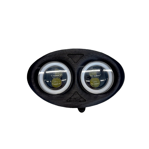 Phare avant LED Evok Iron complet pour Piaggio Vespa 50 ET2-125 ET4 Fanali Evok