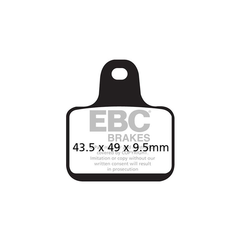 Pastilles Gpfax Mv Agusta F4312RR Cc 1078 07-08 Plaquettes de frein EBC