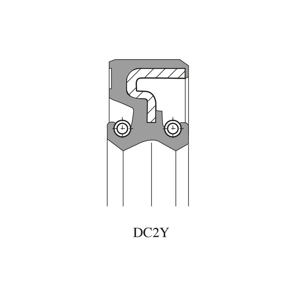 Paraolio DC2Y 35x20x7 Viton - P/362