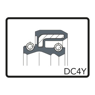 Kit Paraoli 40x49,5x7/9,5 DC4Y per APRILIA Pegaso 600 89 e altri modelli Schmutzschutzmanschetten ARIETE