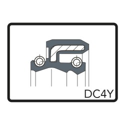 Kit Paraoli 40x49,5x7/9,5 DC4Y per APRILIA Pegaso 600 89 e altri modelli Schmutzschutzmanschetten ARIETE