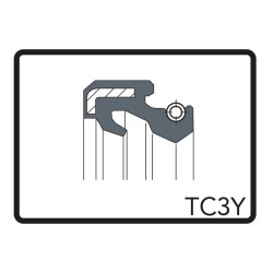 Kit Paraoli 28,5x40x7/11 TC3Y per AERMACCHI RC 125 71-73 e altri modelli Bottes d'étanchéité ARIETE