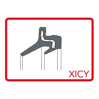 Kit Parapolvere 46x58,5x4,8/14XICY per INDIAN Chief Classic 11 14-17 e altri modelli Schmutzschutzmanschetten ARIETE