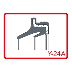 Kit Parapolvere 37x50,5x5,8/15Y-24A per HONDA CBR 300 R 300 16-18 Guardapolvos ARIETE