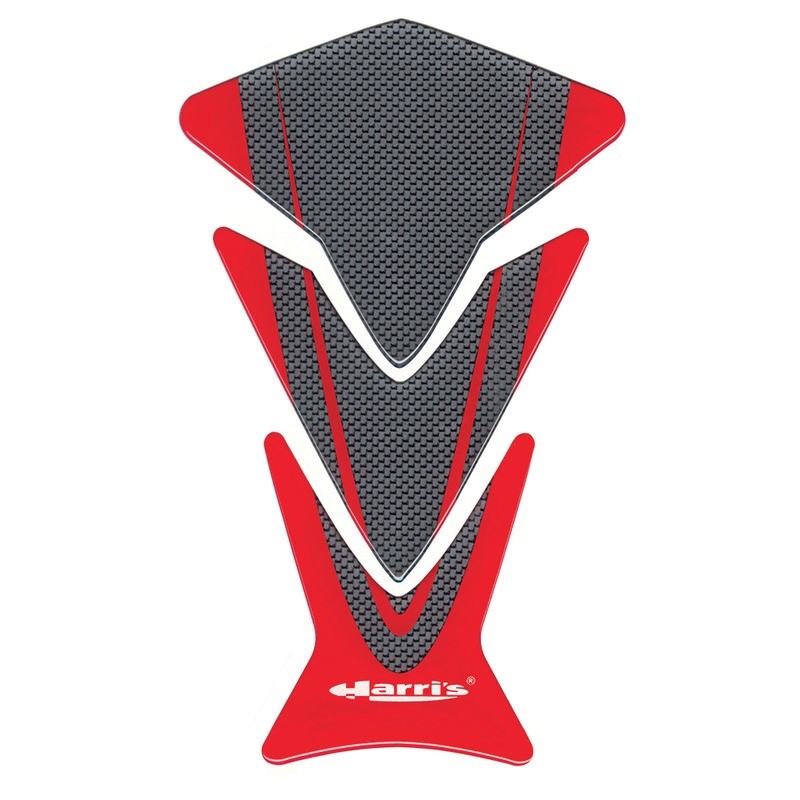 Protezione Serbatoiocarbonio-Rosso Autres accessoires ARIETE