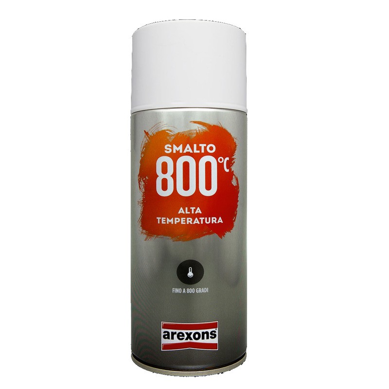 Smalto Acrilico Alluminio Altatemperatura 400 Ml Vernici Arexons