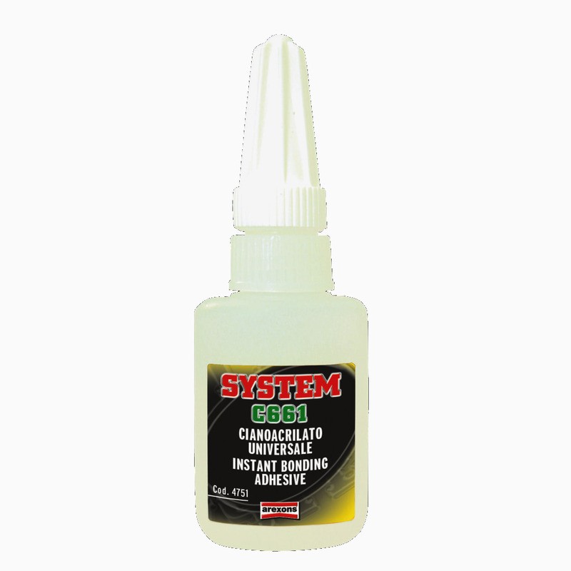 System C661 Cianoacrilatouniversale 20 Ml Sigillanti carrozzeria Arexons