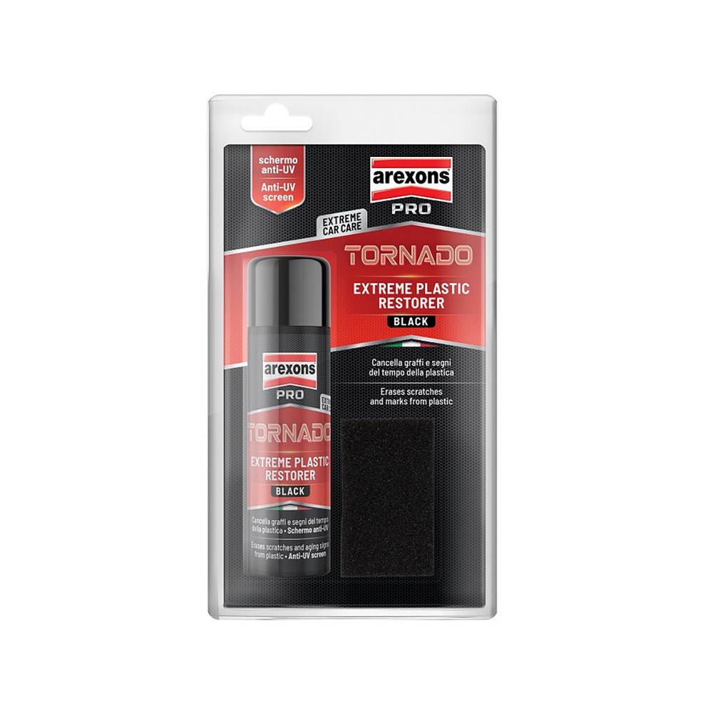 Tornado Rinnova Spoiler Nero 125ML Prodotti per pulizia e manutenzione Arexons