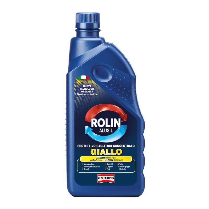 Rolin Alusil Giallo 1 L Liquidi di raffreddamento Arexons