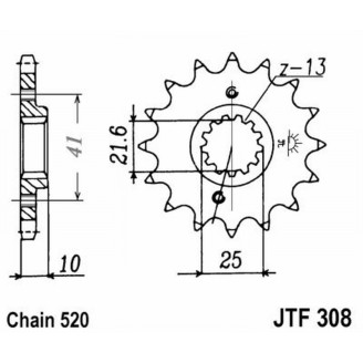Pignone Jt 308 z14 - JTF308.14
