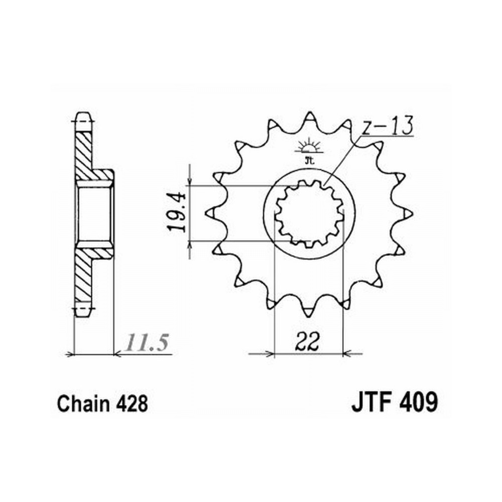 Pignone Jt 409 z16 - JTF409.16