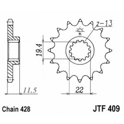 Pignone Jt 409 z16 - JTF409.16