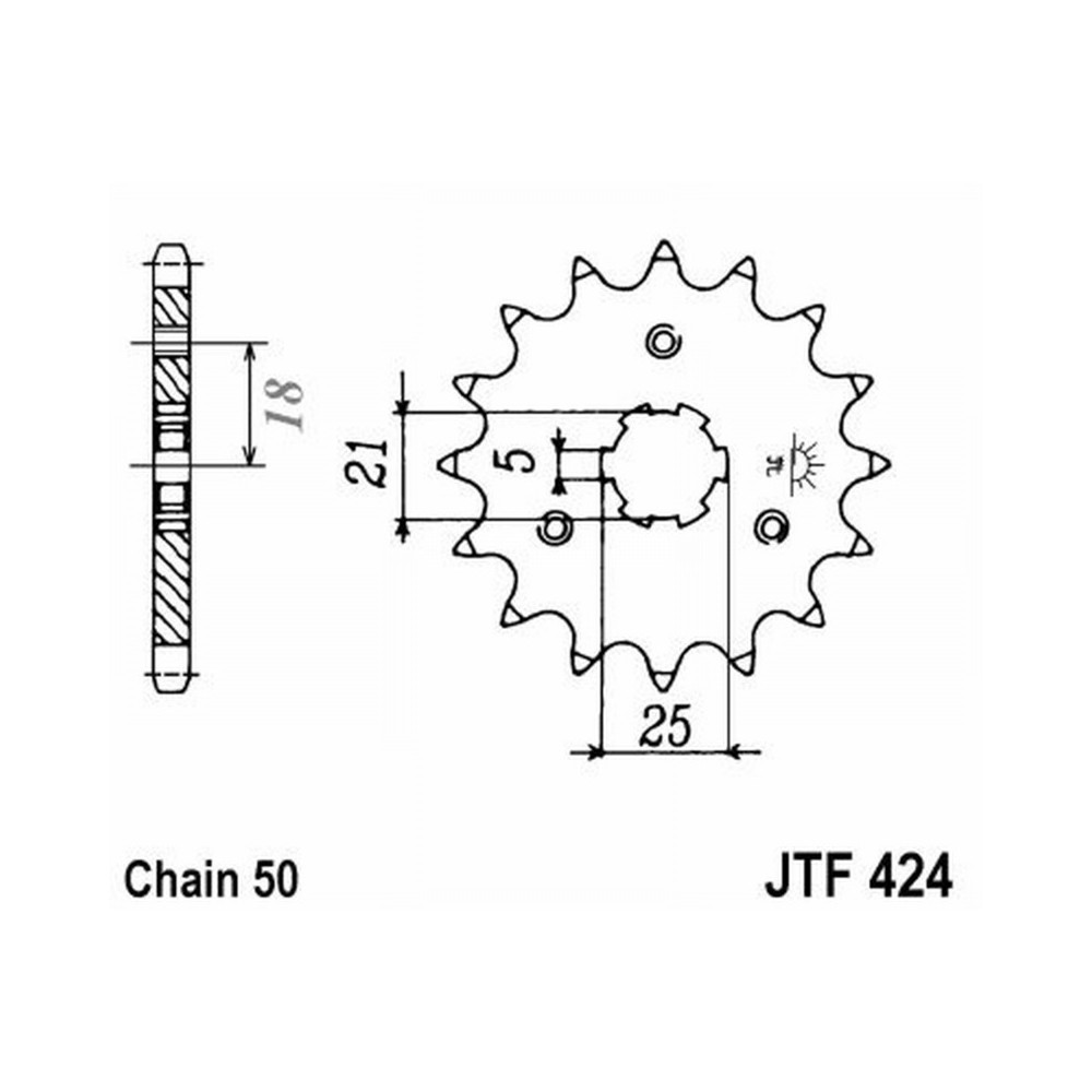 Pignone Jt 424 z16 - JTF424.16
