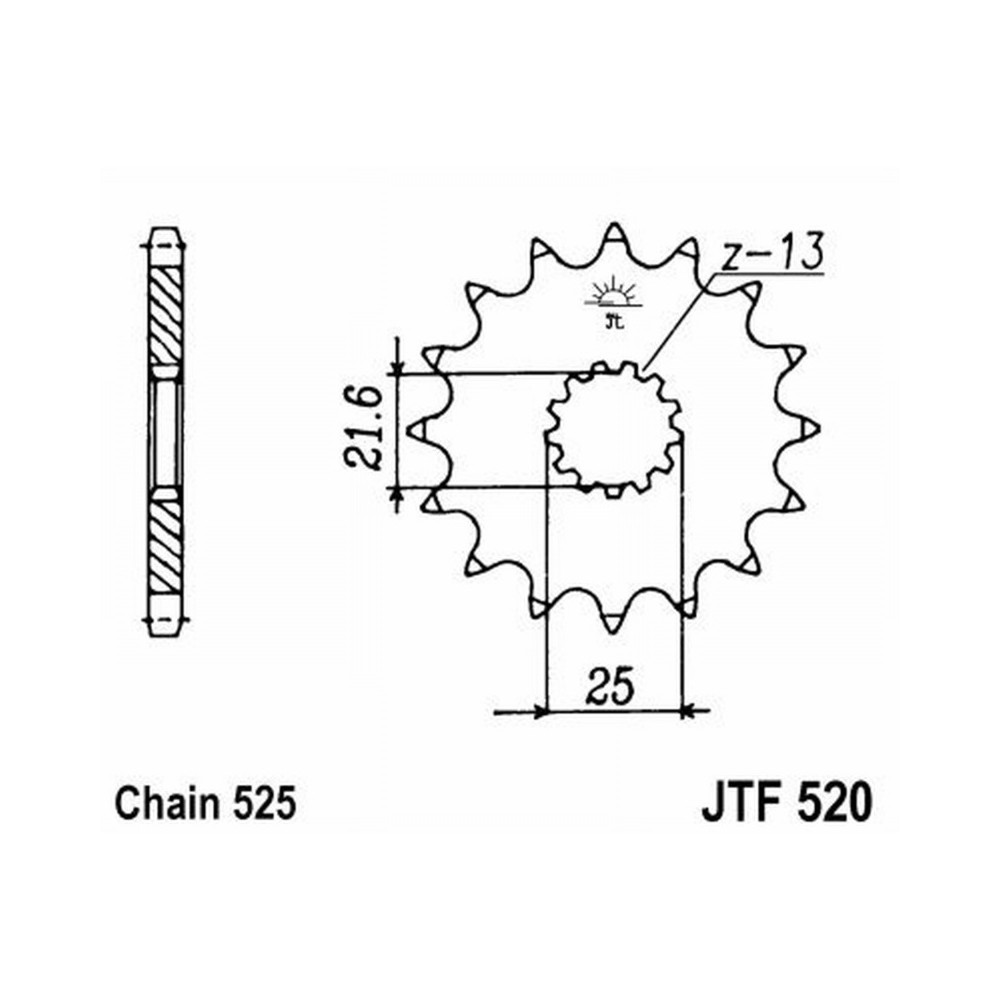 Pignone Jt 520 z17 - JTF520.17