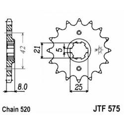Front Sprocket Jt 575 z15 Sprockets JT